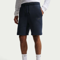 Short Nike Tech Fleece bleu foncé noir