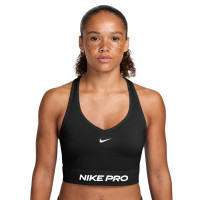 Nike Pro Seamless Tanktop Dames Zwart Wit
