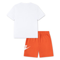 Nike Club Zomerset Kleuters Wit Oranje