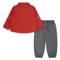 Nike Miler Trainingspak 1/4-Zip Kleuters Rood Donkergrijs Zilver