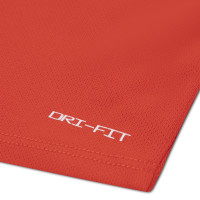 Nike Miler Trainingspak 1/4-Zip Kleuters Rood Donkergrijs Zilver