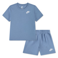 Ensemble d'été Nike Club pour enfants d'âge préscolaire bleu blanc