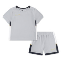 Nike Academy Trainingsset Kleuters Grijs Zwart Goud