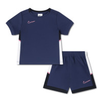 Kit d'entraînement Nike Academy pour enfants d'âge préscolaire bleu foncé blanc noir