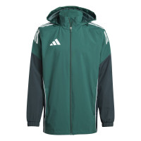 Veste adidas Tiro 25 Competition Allweather Vert foncé