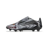 adidas F50 Tunit Y-3 Elite Chaussures de Foot Gazon Naturel (FG) Noir Gris Argenté