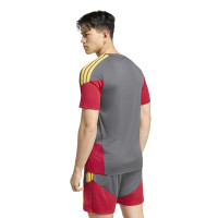 adidas AS Roma Trainingsset 2026-2027 Donkergrijs Rood Oranje