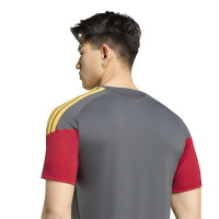 adidas AS Roma Trainingsshirt 2026-2027 Donkergrijs Rood Oranje