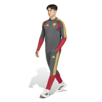 Pantalon d'entraînement adidas AS Roma 2026-2027 gris foncé rouge orange