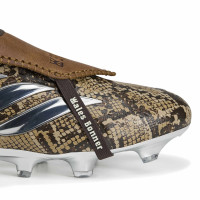 adidas Predator Elite FT Wales Bonner Gazon Naturel Chaussures de Foot (FG) Brun Foncé Brun Argenté Métallique