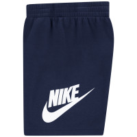 Ensemble d'été Nike Club pour enfants d'âge préscolaire gris bleu foncé blanc
