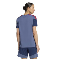 adidas Bayern Munich Maillot d'Entraînement 2026-2027 Femmes Bleu Foncé Rouge Doré