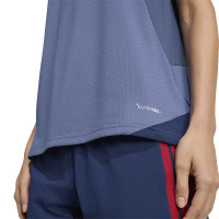 adidas Bayern Munich Maillot d'Entraînement 2026-2027 Femmes Bleu Foncé Rouge Doré
