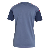 adidas Bayern Munich Maillot d'Entraînement 2026-2027 Femmes Bleu Foncé Rouge Doré