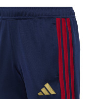 adidas Bayern Munich Survêtement Full-Zip 2026-2027 Enfants Bleu Foncé Rouge Doré