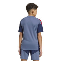 adidas Bayern München Trainingsset 2026-2027 Kids Donkerblauw Rood Goud