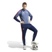 adidas Bayern München Trainingspak Full-Zip 2026-2027 Donkerblauw Rood Goud
