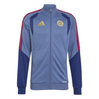 adidas Bayern München Trainingspak Full-Zip 2026-2027 Donkerblauw Rood Goud