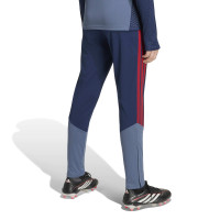 adidas Bayern München Trainingsbroek 2026-2027 Kids Donkerblauw Rood Goud