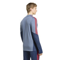 adidas Bayern München Trainingstrui 1/4-Zip 2026-2027 Donkerblauw Rood Goud