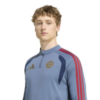 adidas Bayern Munich Survêtement 1/4-Zip 2026-2027 Bleu Foncé Rouge Doré