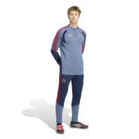 adidas Bayern Munich Survêtement 1/4-Zip 2026-2027 Bleu Foncé Rouge Doré