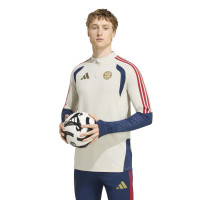 adidas Bayern Munich Survêtement 1/4-Zip 2026-2027 Beige Bleu Foncé Rouge Doré