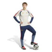 adidas Bayern Munich Survêtement 1/4-Zip 2026-2027 Beige Bleu Foncé Rouge Doré