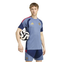 adidas Bayern Munich Maillot d'Entraînement 2026-2027 Bleu Foncé Rouge Doré
