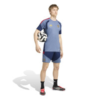adidas Bayern Munich Maillot d'Entraînement 2026-2027 Bleu Foncé Rouge Doré