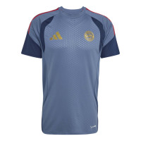 adidas Bayern Munich Maillot d'Entraînement 2026-2027 Bleu Foncé Rouge Doré