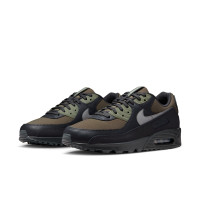 Nike Air Max 90 Baskets Noir Vert Brun Gris Foncé