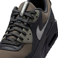 Nike Air Max 90 Baskets Noir Vert Brun Gris Foncé
