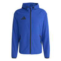 adidas Tiro Travel Windbreaker Blauw Zwart