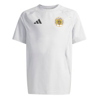 Kit d'entraînement adidas FFK Curaçao Tiro Travel pour Enfants 2026-2028, gris