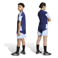 adidas Ajax Trainingsbroekje 2026-2027 Kids Donkerblauw Lichtblauw