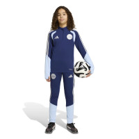 Haut d'entraînement adidas Ajax 1/4-Zip 2026-2027 pour Enfants, bleu foncé, bleu clair