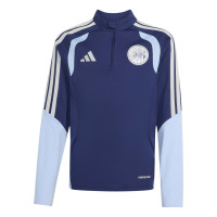 adidas Ajax Trainingspak 1/4-Zip 2026-2027 Kids Donkerblauw Lichtblauw