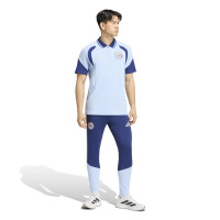 adidas Ajax Polo 2026-2027 Lichtblauw Donkerblauw