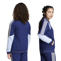 adidas Ajax Presentatie Trainingsjack 2026-2027 Kids Donkerblauw Lichtblauw