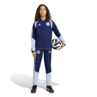 adidas Ajax Presentatie Trainingsjack 2026-2027 Kids Donkerblauw Lichtblauw