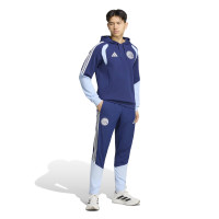 Sweat à capuche adidas Ajax 2026-2027 bleu foncé bleu clair