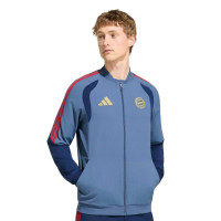 adidas Bayern Munich Présentation Survêtement 2026-2027 Bleu Foncé Rouge Doré