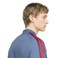 adidas Bayern Munich Présentation Survêtement 2026-2027 Bleu Foncé Rouge Doré