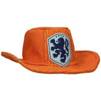 Chapeau de cowboy néerlandais FC88 orange bleu clair bleu foncé