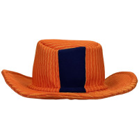 Chapeau de cowboy néerlandais FC88 orange bleu clair bleu foncé