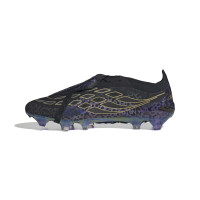 adidas Predator Elite FT Kaká Gazon Naturel Chaussures de Foot (FG) Noir Doré Mauve