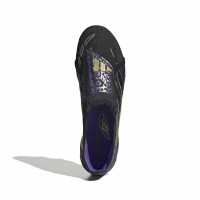 adidas Predator Elite FT Kaká Gazon Naturel Chaussures de Foot (FG) Noir Doré Mauve