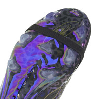 adidas Predator Elite FT Kaká Gazon Naturel Chaussures de Foot (FG) Noir Doré Mauve