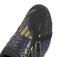 adidas Predator Elite FT Kaká Gazon Naturel Chaussures de Foot (FG) Noir Doré Mauve